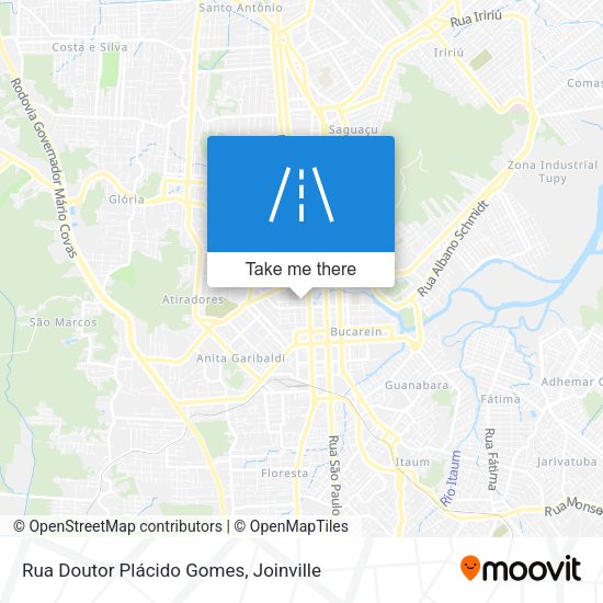 Rua Doutor Plácido Gomes map