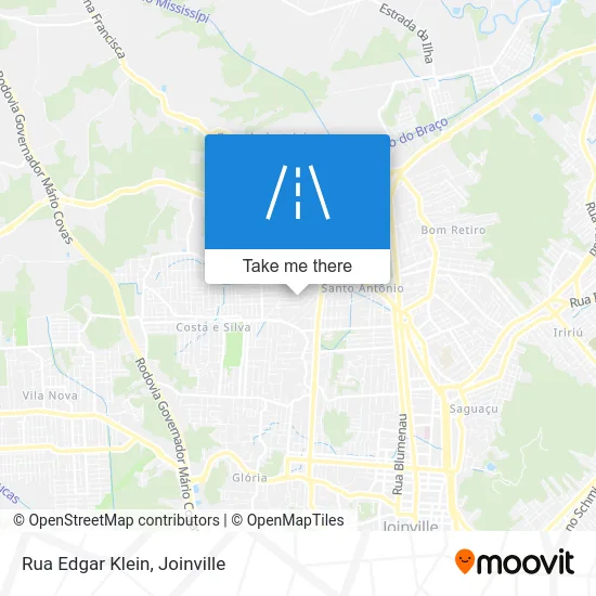 Rua Edgar Klein map