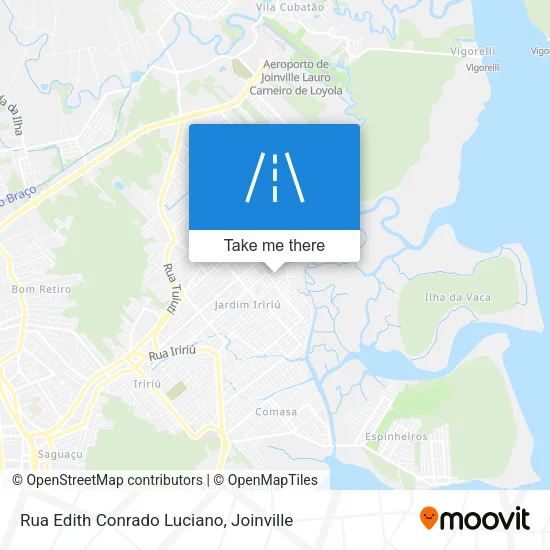 Rua Edith Conrado Luciano map