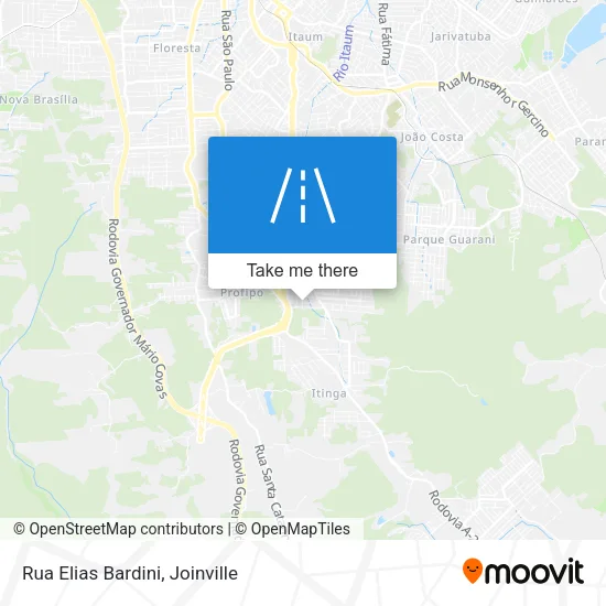 Rua Elias Bardini map