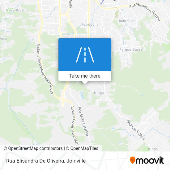 Rua Elisandra De Oliveira map