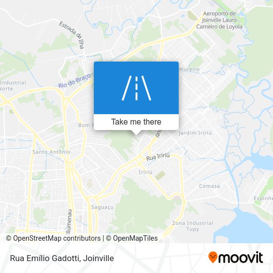 Rua Emílio Gadotti map