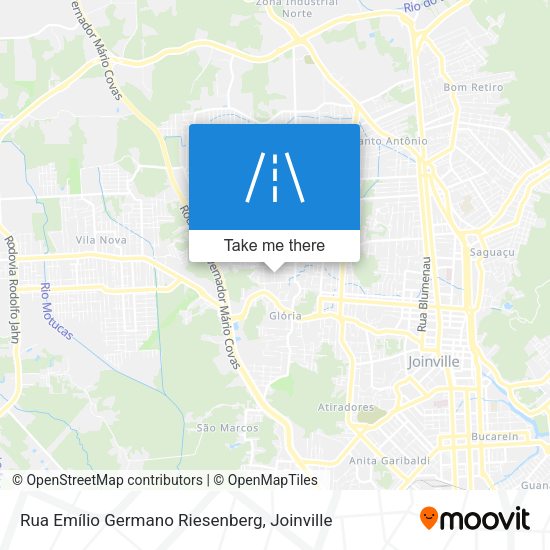 Rua Emílio Germano Riesenberg map