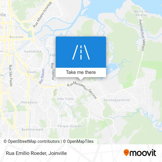 Rua Emílio Roeder map