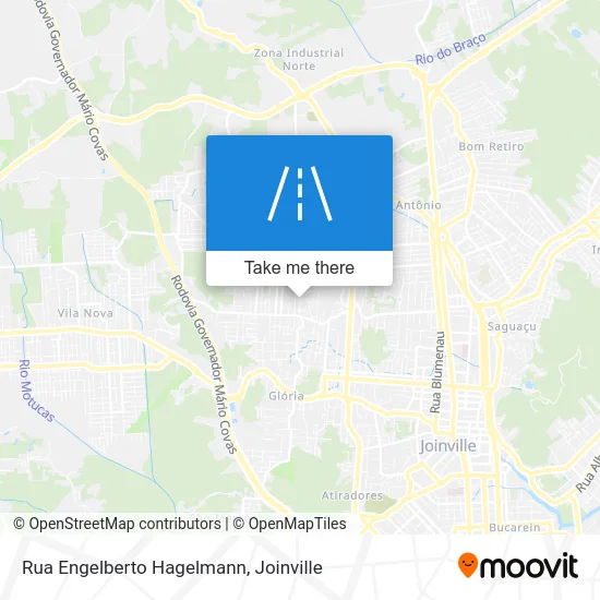 Rua Engelberto Hagelmann map