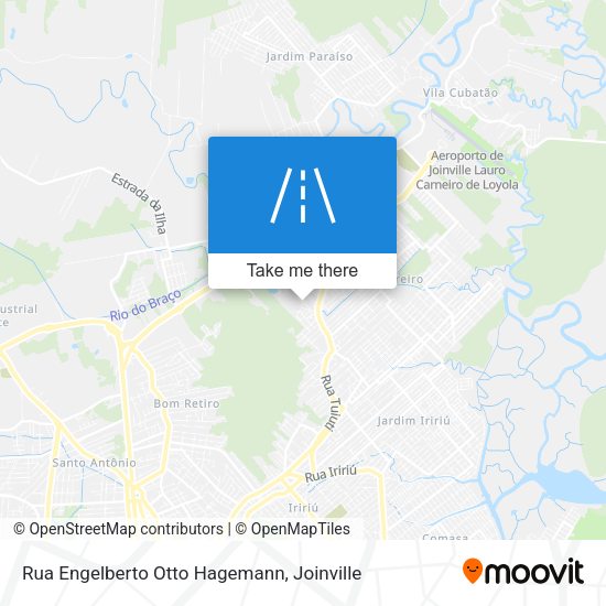 Rua Engelberto Otto Hagemann map