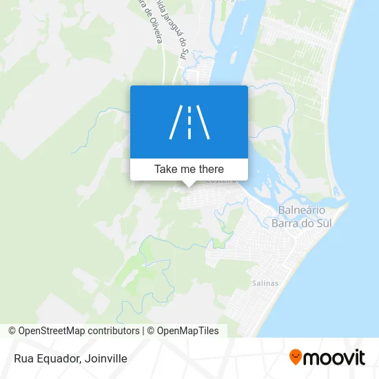 Rua Equador map