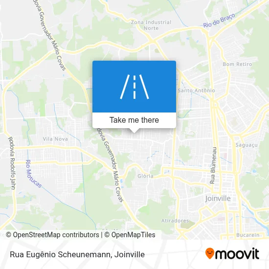 Rua Eugênio Scheunemann map
