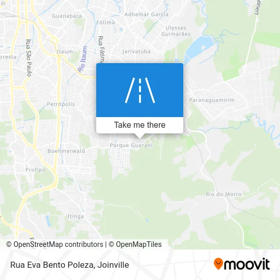 Rua Eva Bento Poleza map