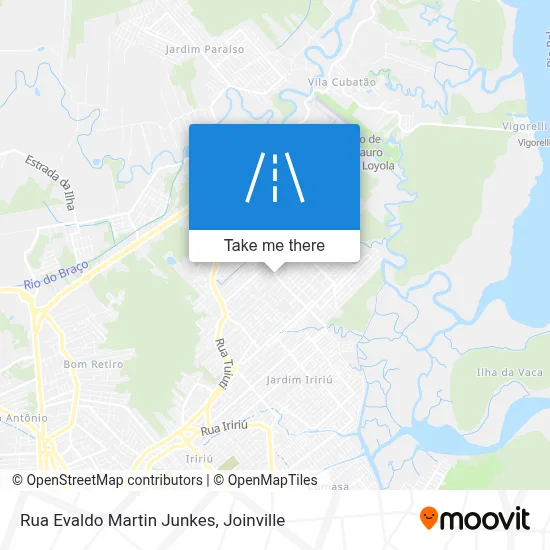 Rua Evaldo Martin Junkes map
