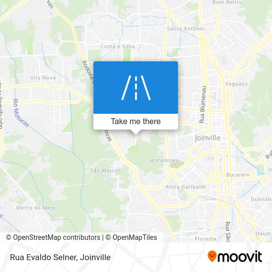 Rua Evaldo Selner map