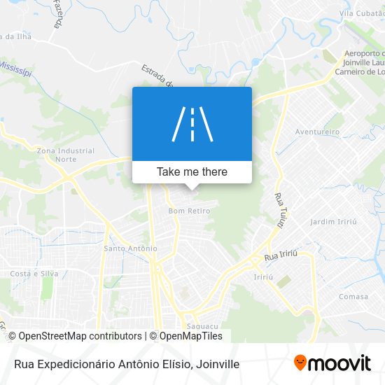 Rua Expedicionário Antônio Elísio map