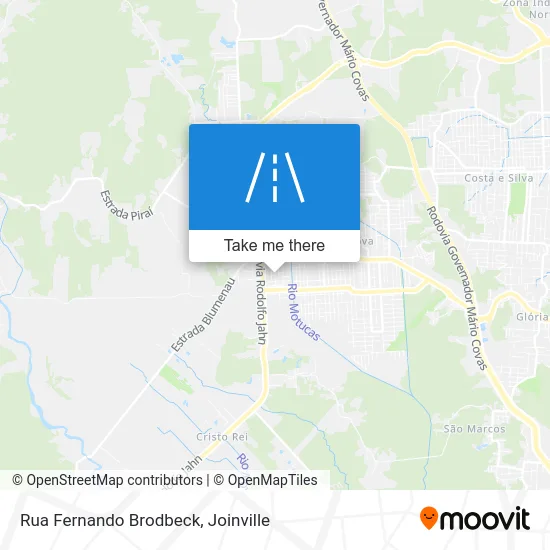 Rua Fernando Brodbeck map