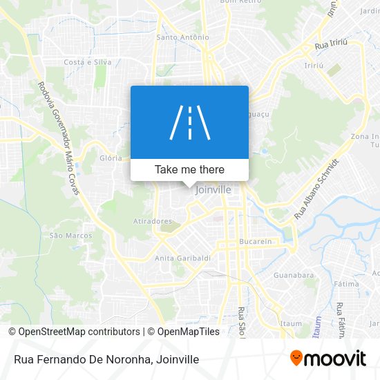 Rua Fernando De Noronha map