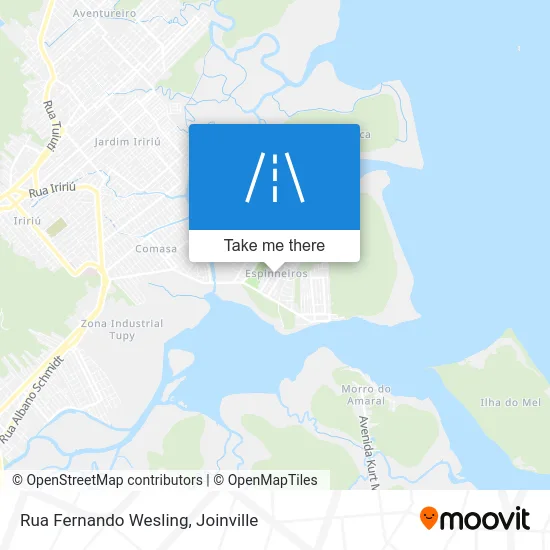 Rua Fernando Wesling map