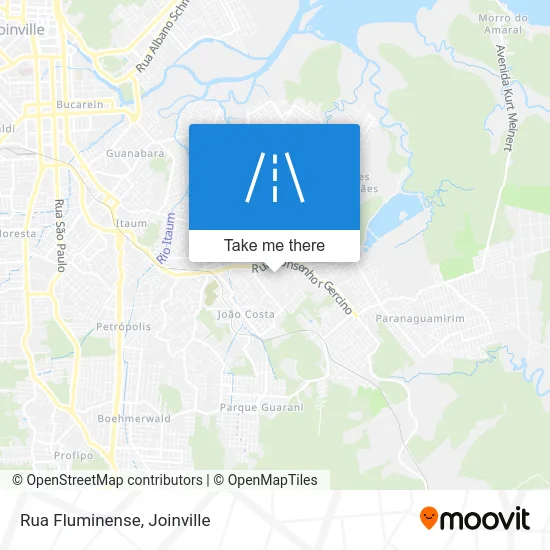 Rua Fluminense map