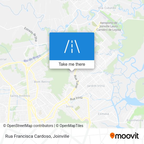 Rua Francisca Cardoso map