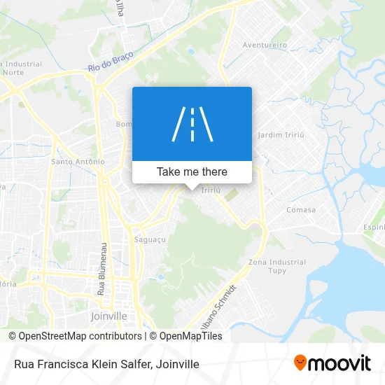 Rua Francisca Klein Salfer map