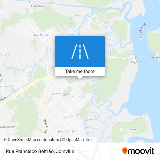 Rua Francisco Beltrão map