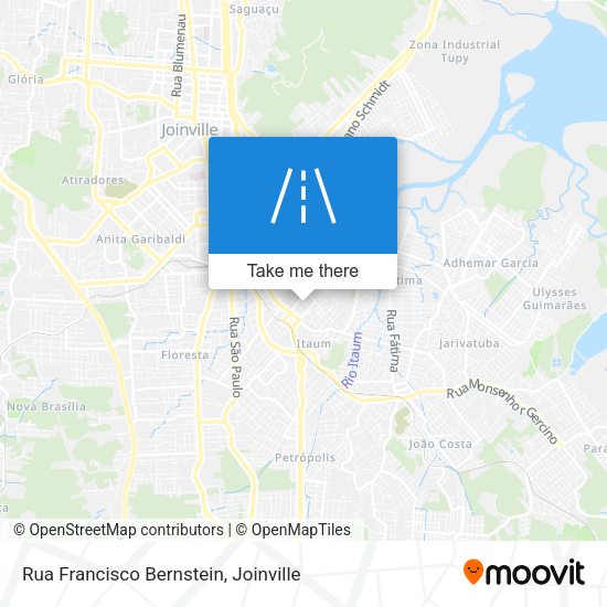 Rua Francisco Bernstein map