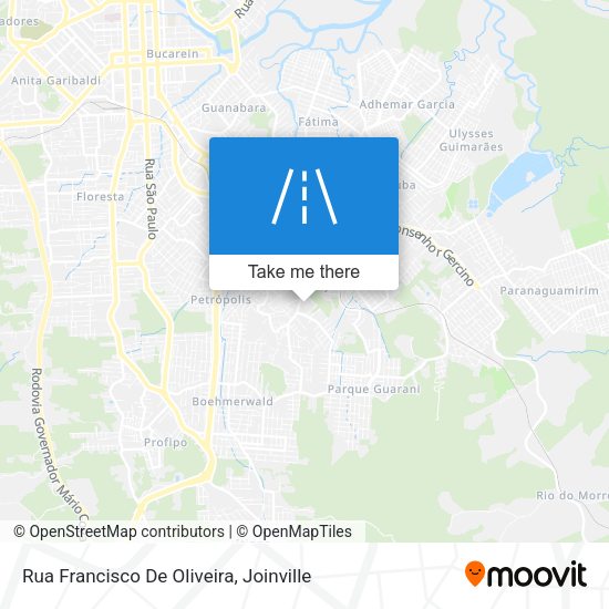 Rua Francisco De Oliveira map
