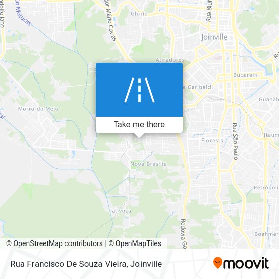 Rua Francisco De Souza Vieira map