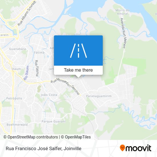 Rua Francisco José Salfer map