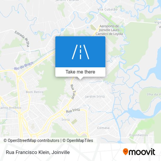 Rua Francisco Klein map