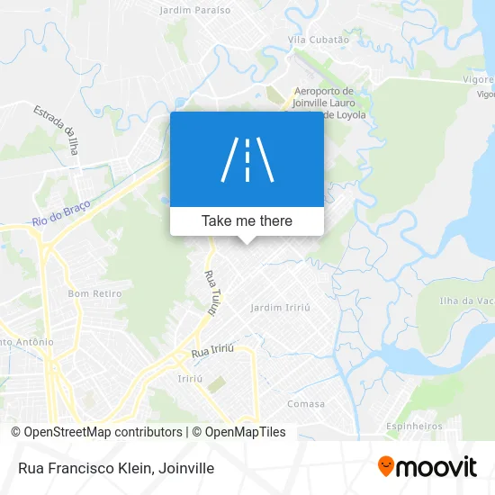 Rua Francisco Klein map