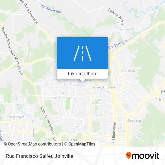Rua Francisco Salfer map