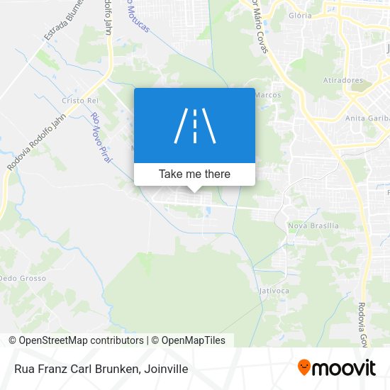 Rua Franz Carl Brunken map
