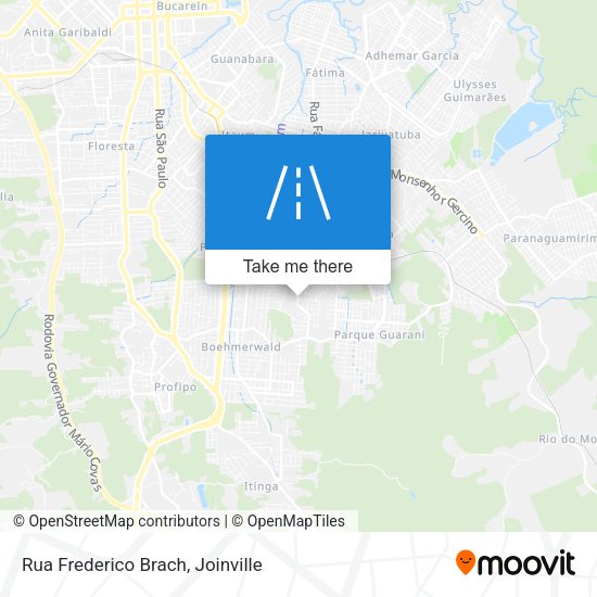 Rua Frederico Brach map