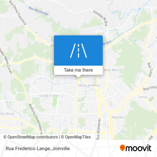 Rua Frederico Lange map