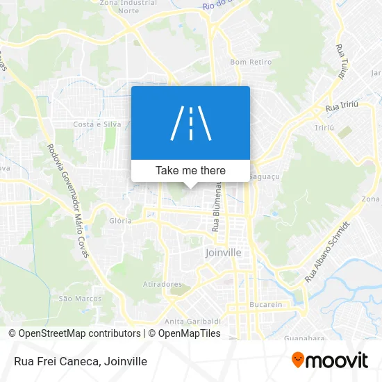 Rua Frei Caneca map