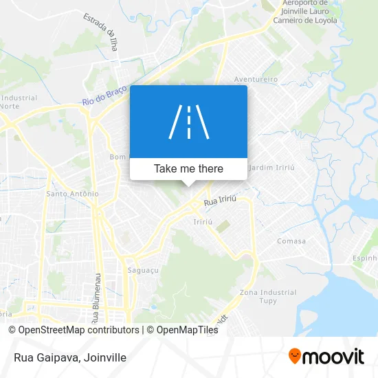 Rua Gaipava map