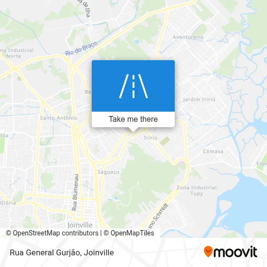 Rua General Gurjão map