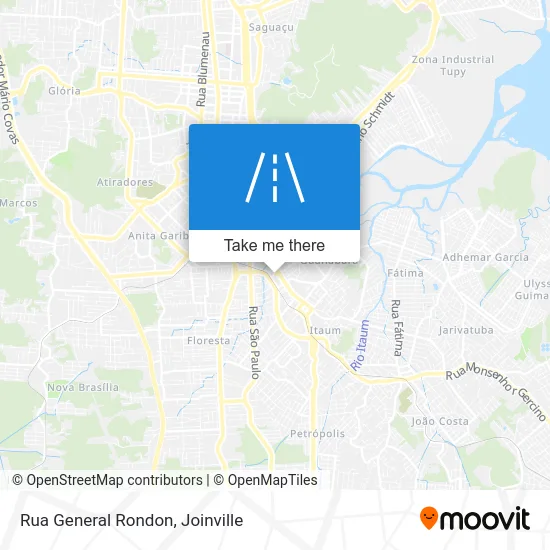 Rua General Rondon map
