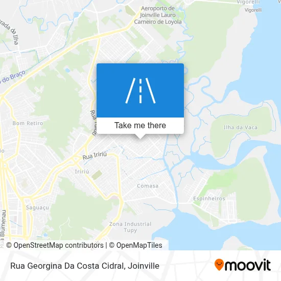 Rua Georgina Da Costa Cidral map