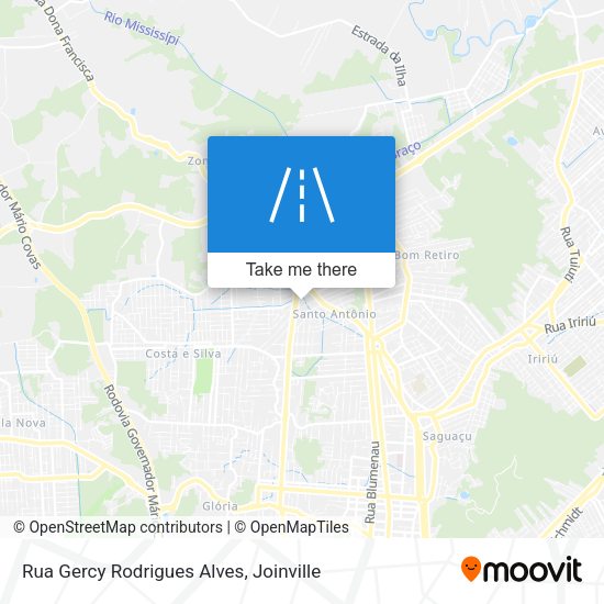 Rua Gercy Rodrigues Alves map