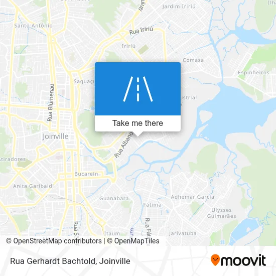 Rua Gerhardt Bachtold map