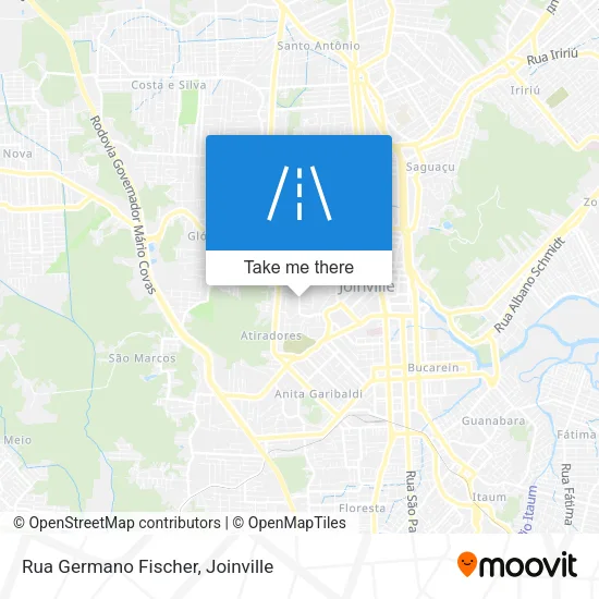 Rua Germano Fischer map