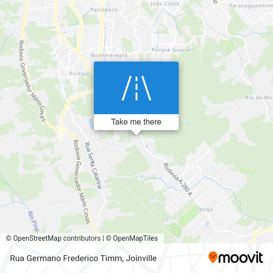 Rua Germano Frederico Timm map