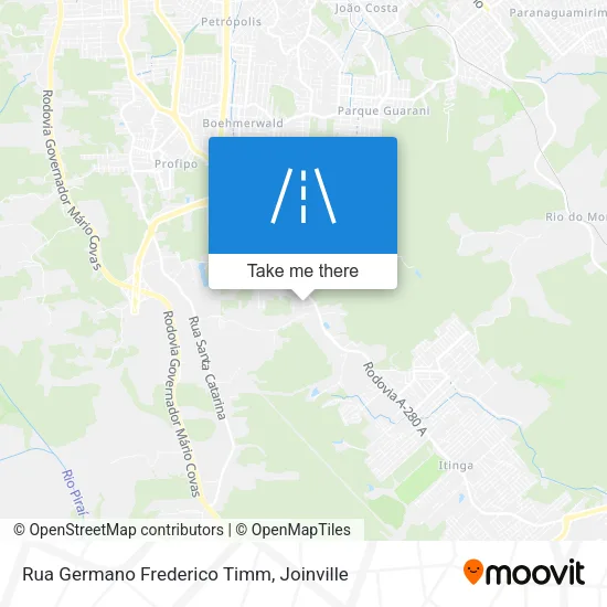 Rua Germano Frederico Timm map
