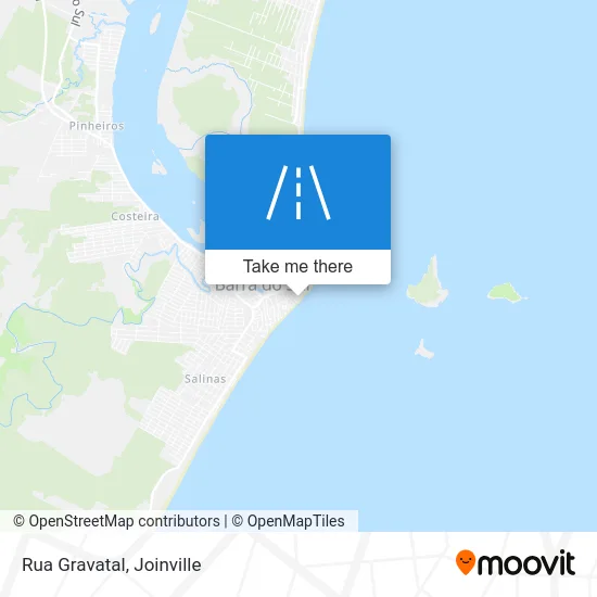 Rua Gravatal map