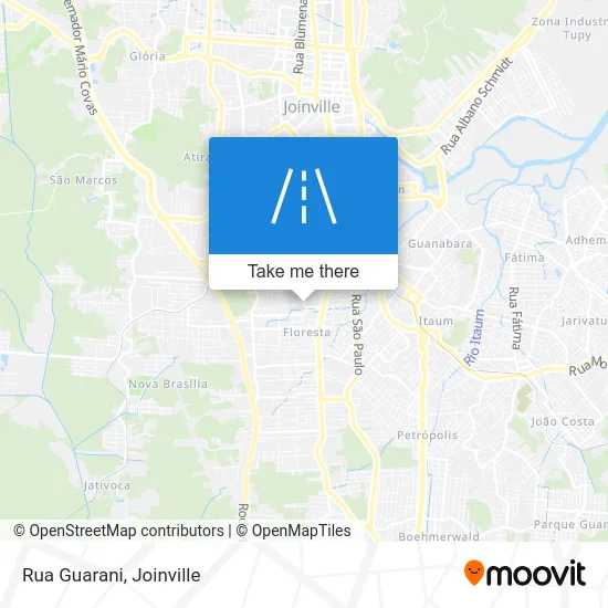 Rua Guarani map