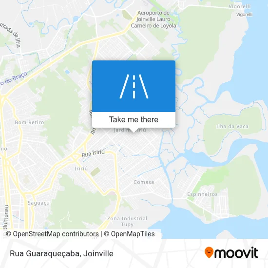 Rua Guaraqueçaba map