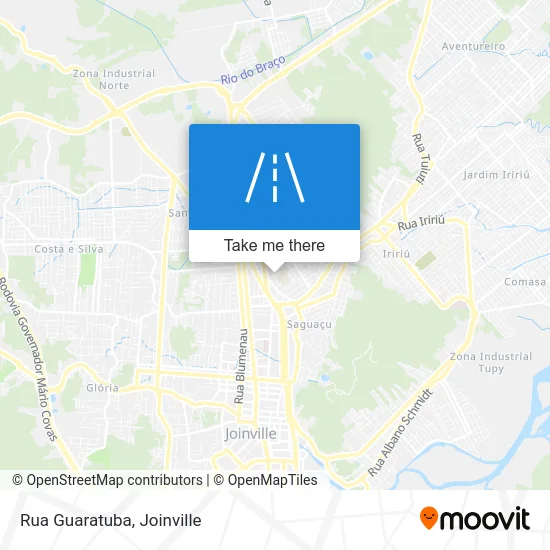 Rua Guaratuba map