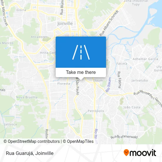 Rua Guarujá map
