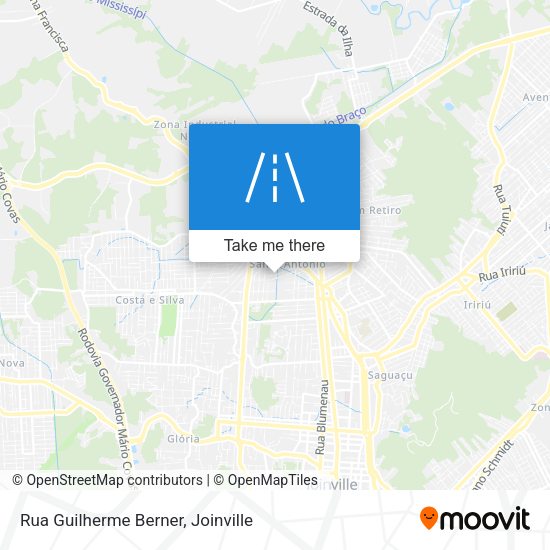 Rua Guilherme Berner map