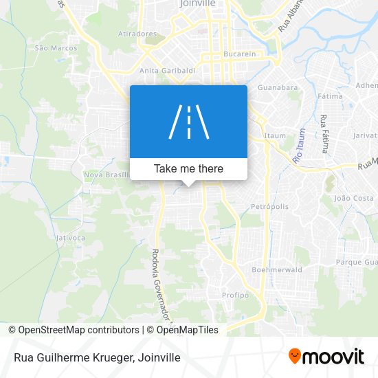 Rua Guilherme Krueger map